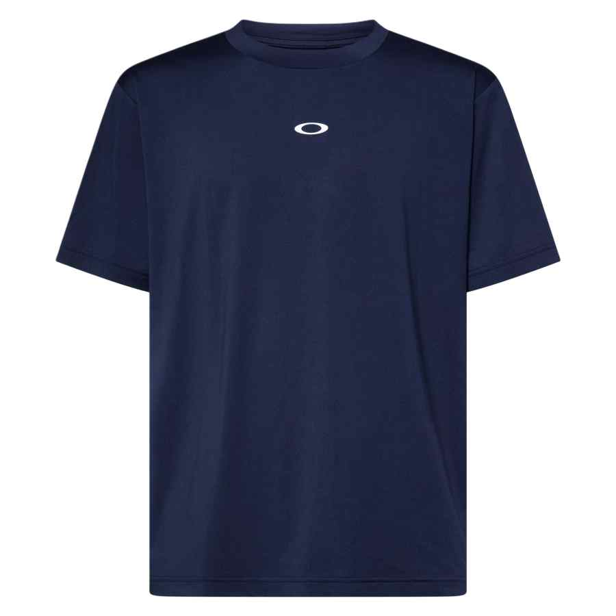 Oakley T Shirts Men's Midnight Blue Crew Neck Moderate Straight Fit