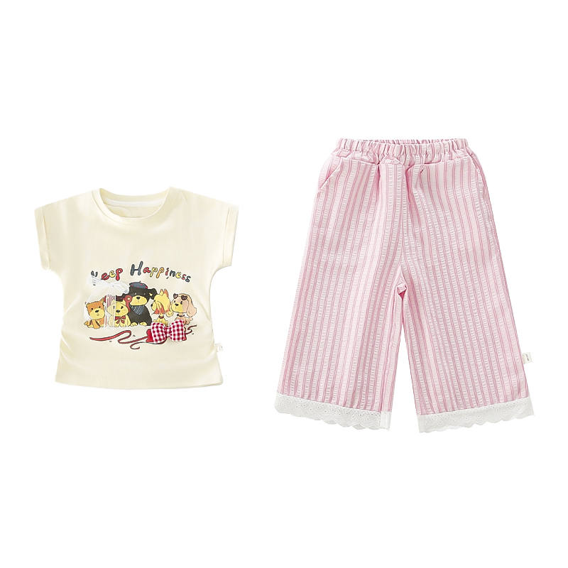 Disney Pre School Casual Sportswear Crew Neck Thin Stretch