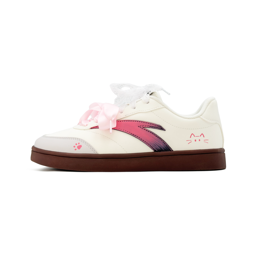 ANTA Active Skateboard Shoes Women's Low Top Pink
