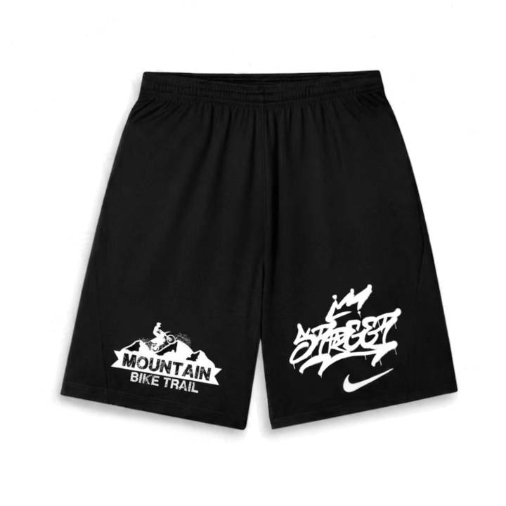 Nike Nike Dri Fit Casual Shorts Unisex Black Thin Straight Fit Pants