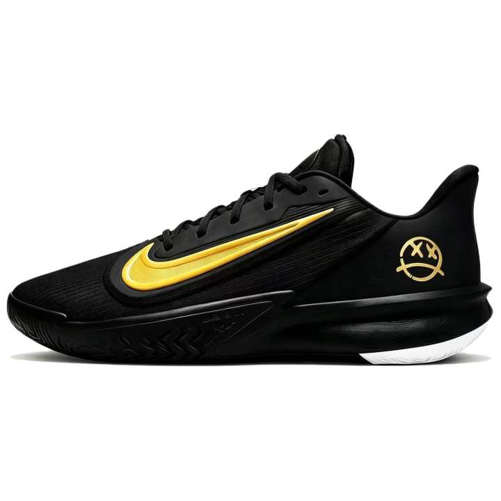 Nike Nike Precision 7 Basketball Shoes Men's Low Top Black, Gold