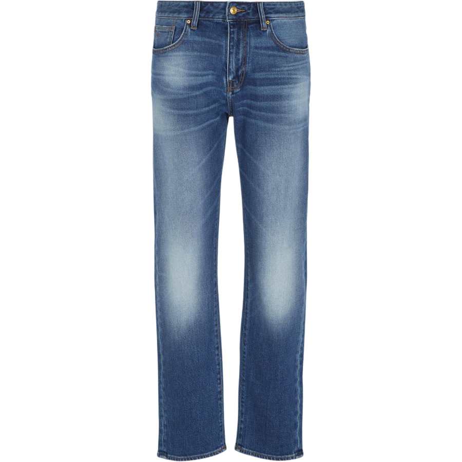 ARMANI EXCHANGE Jeans Men's Blue Moderate Straight Fit Pants