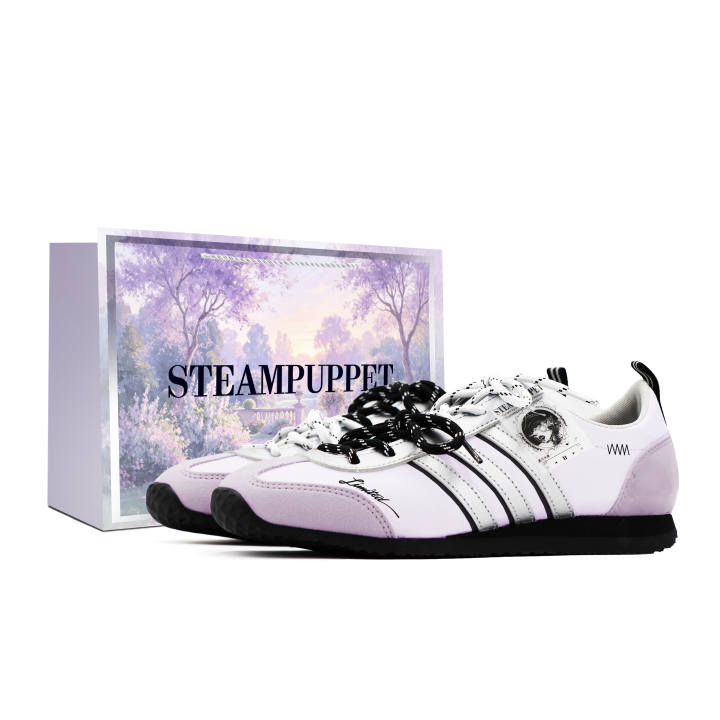 Adidas Adidas VS JOG 2.0 German Army Trainers Unisex Low Top Purple/Silver/Black