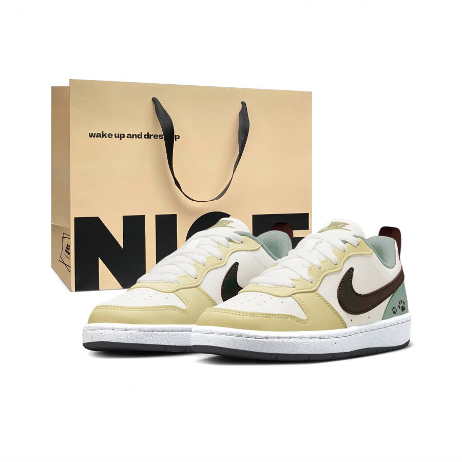 Nike Nike Court Borough Skateboard Shoes Women's Low Top Yellow