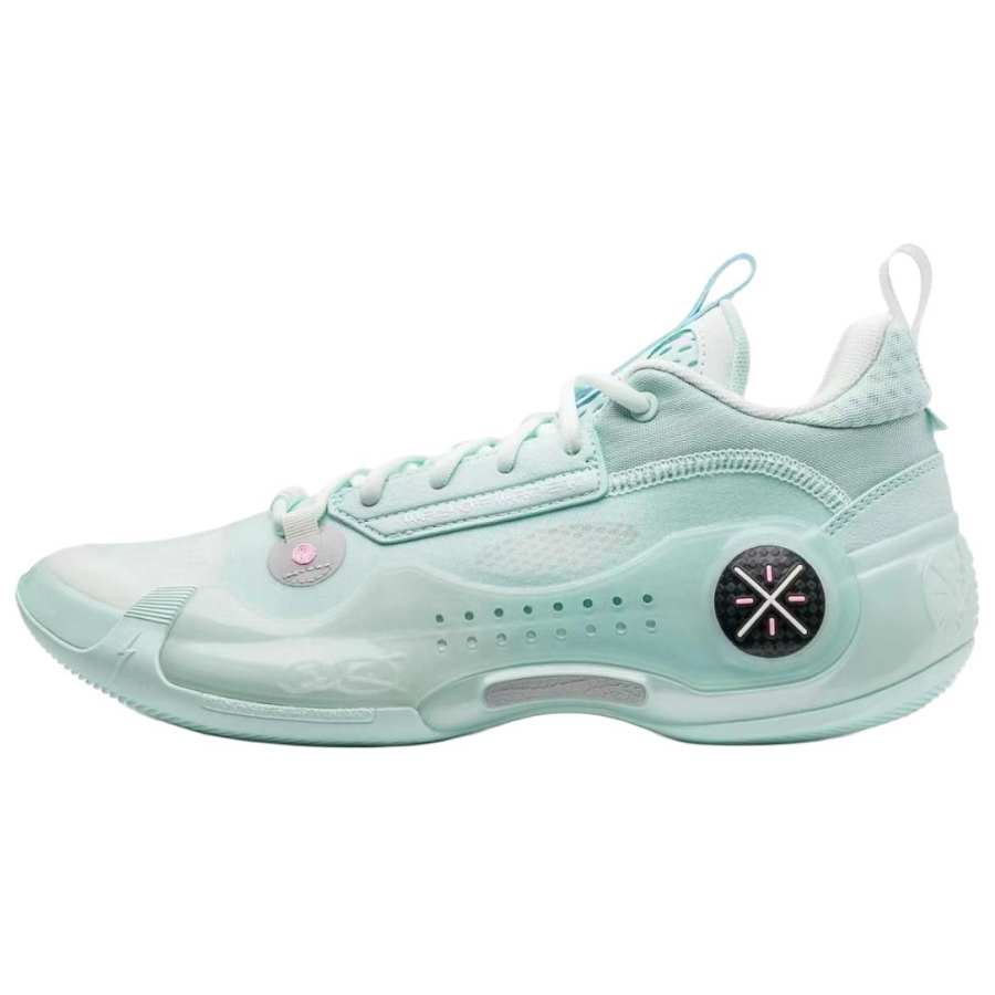 Li-Ning Li Ning WOW 10 Low top Basketball Shoes Men's Blue Green