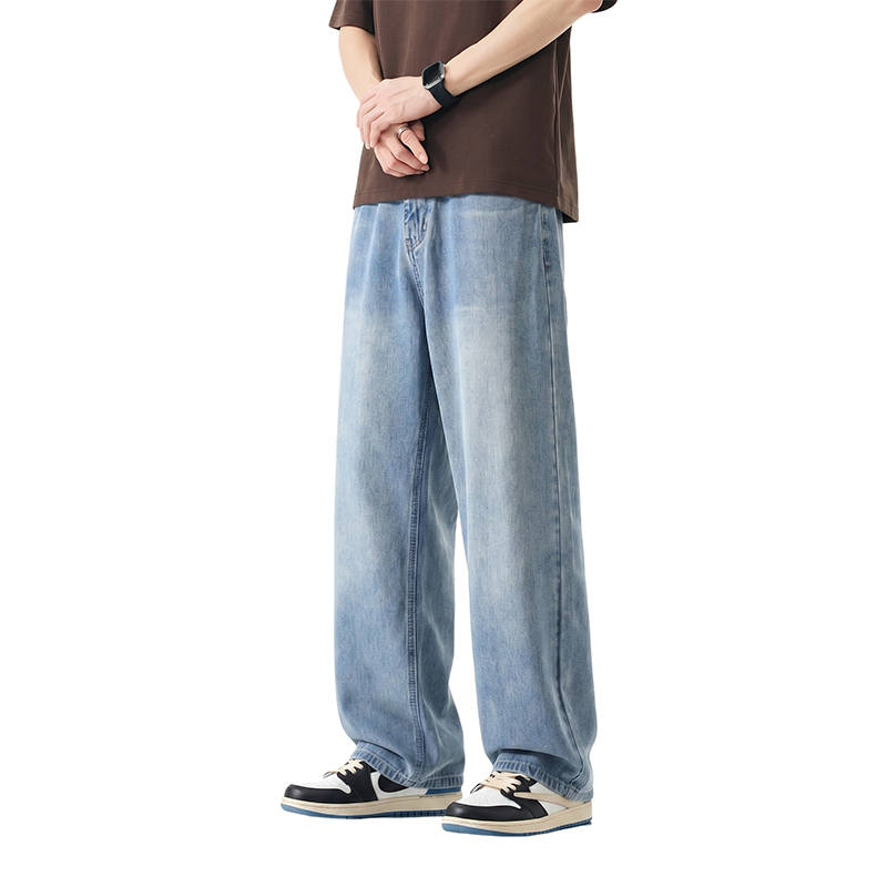 BALENO BALENO Jeans Unisex Thin Wide Leg Pants