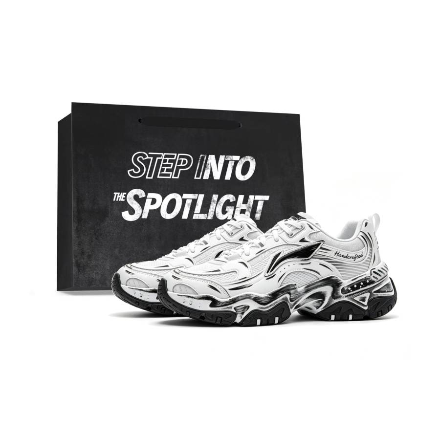 Li-Ning Li Ning Brown Sugar Casual Shoes Men's Low Top White Black