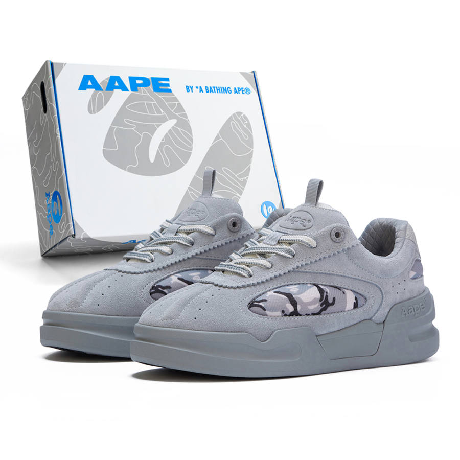 Aape Coverage Cushioning Abrasion Resistant Lightweight Low top Skateboard Shoes Men's