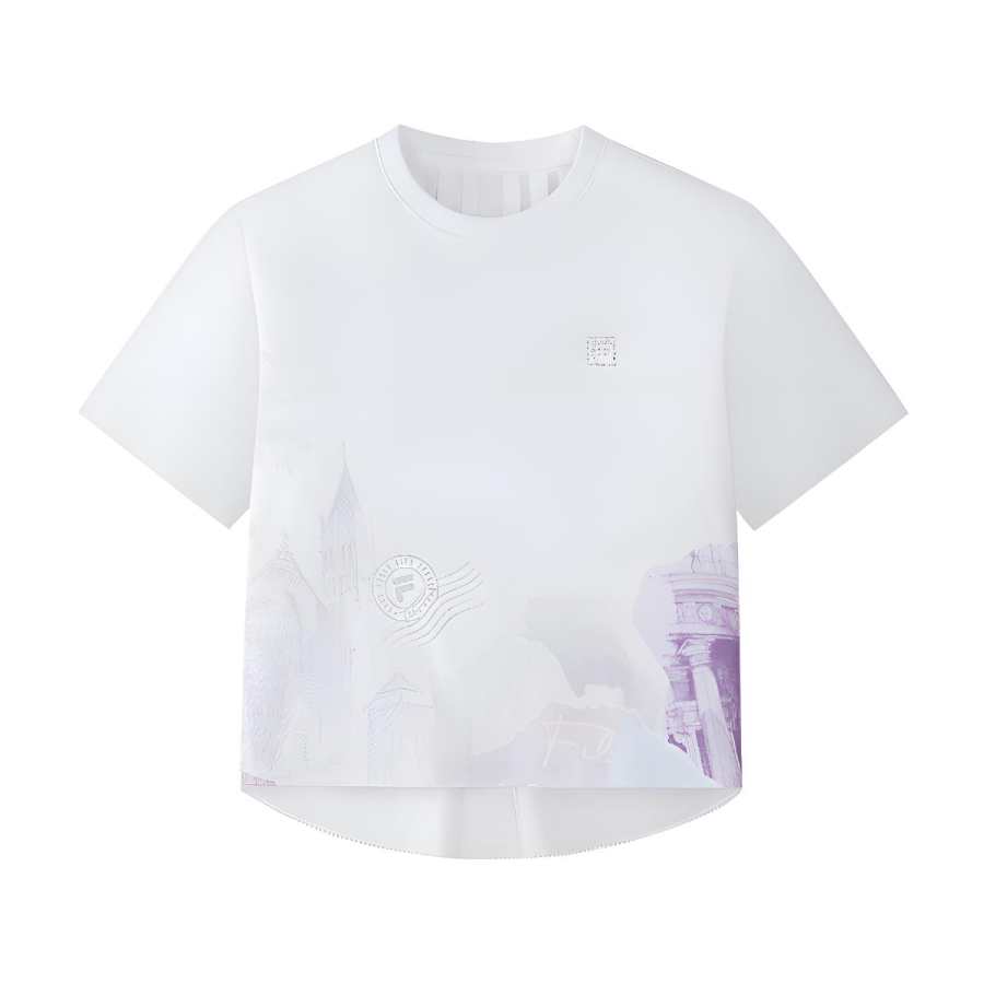 FILA KIDS T Shirts Crew Neck Moderate