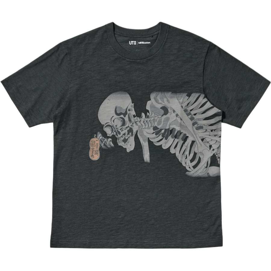 UNIQLO Museum Of Fine Arts Boston Collaboration T Shirts Unisex Black Crew Neck