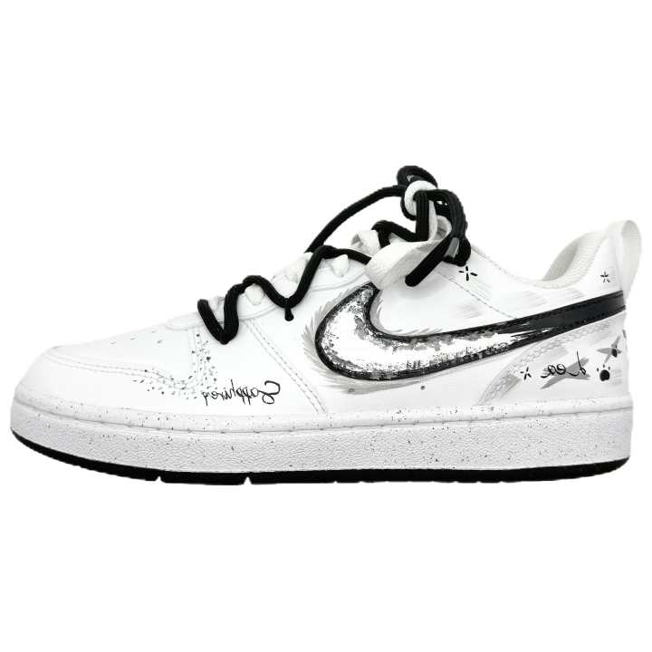 Nike Nike Court Borough Skateboard Shoes Unisex Low Top White