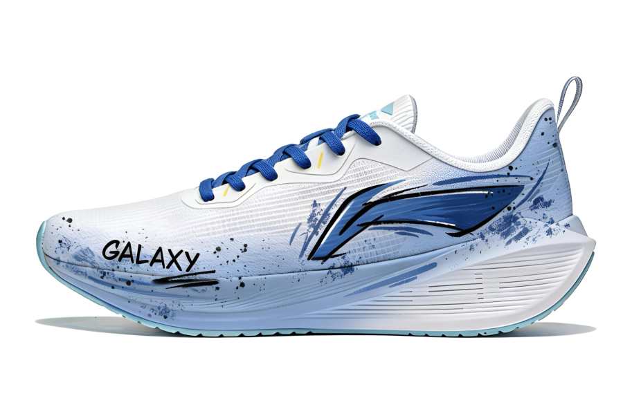 Li-Ning Li Ning Wuyue Running Shoes Men's Low Top White Blue