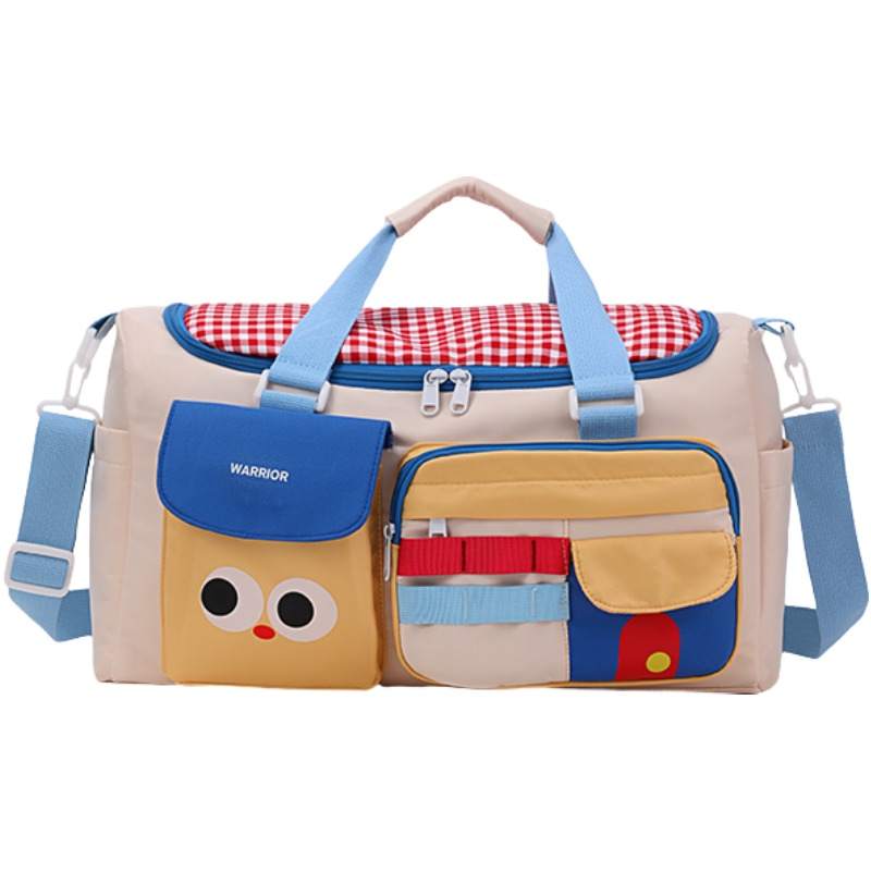 WARRIOR WARRIOR Travel Bags White & Yellow
