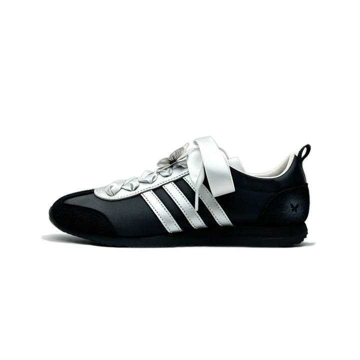 Adidas Adidas VS JOG 2.0 German Army Trainers Women's Low Top Black, Silver