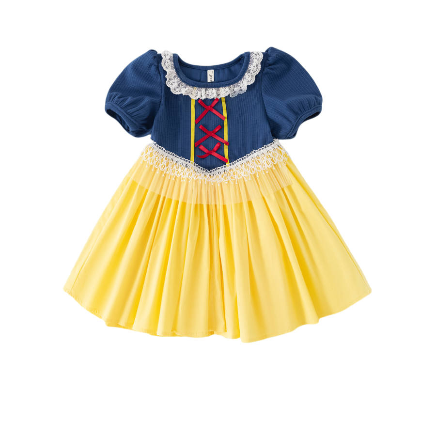 Disney Pre School Dresses Crew Neck Thin Midi Dress Stretch