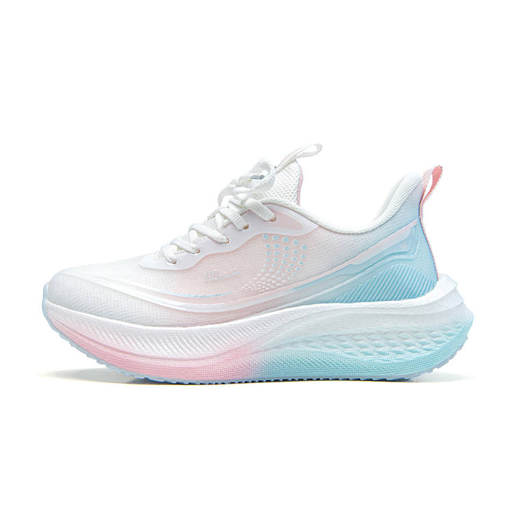 WARRIOR Running Shoes Women's Low Top White Blue Pink