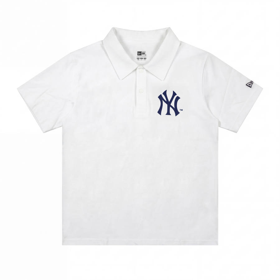 New Era Polo Shirts Unisex White Moderate