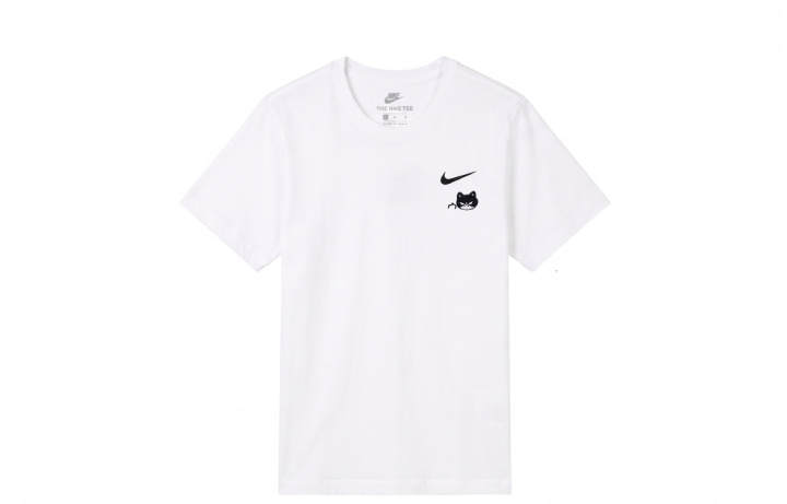 Nike Nike Sportswear T Shirts Men's White Crew Neck Moderate Straight Fit