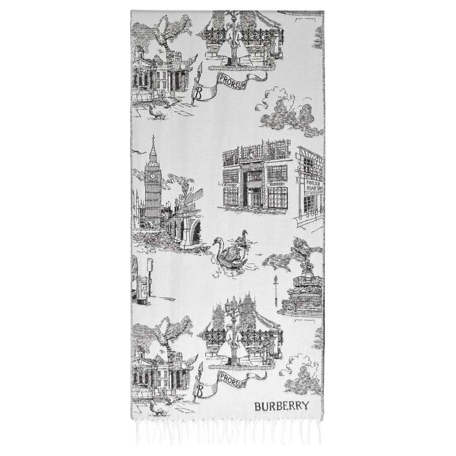 Burberry Knit Scarves Unisex