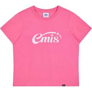 Emis T Shirts Unisex Starlight Logo T Shirt Pink Crew Neck