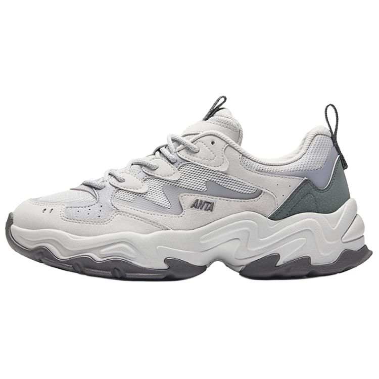 Anta Meteorite 2 Meteorite 2 Minimalist Style Low top Casual Shoes Men's Gray Green
