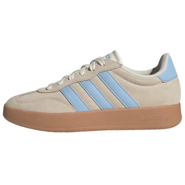 Adidas Adidas BARREDA German Army Trainers Women's Low Top Light Beige Blue