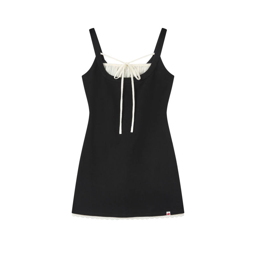 Kirsh Sleeveless Dresses Women's Black Thin Long Skirt