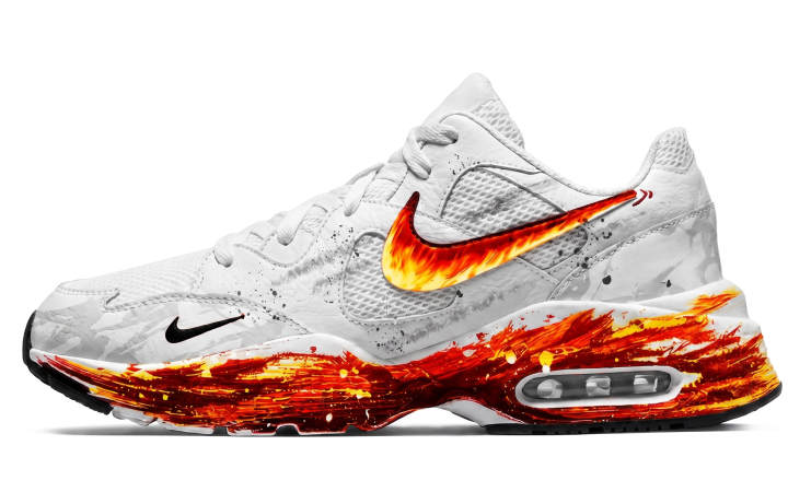 Nike Nike Air Max Fusion Running Shoes Men's Low Top Red