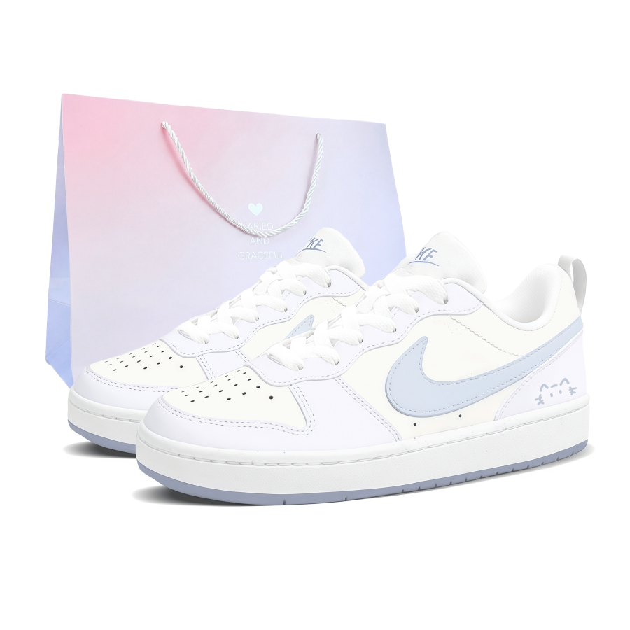 Nike Nike Court Borough Skateboard Shoes Women's Low Top White