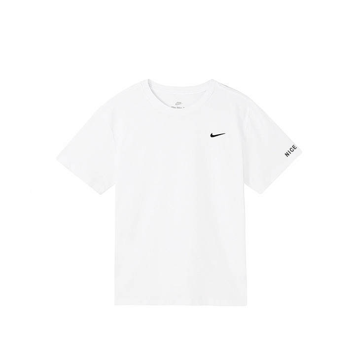 Nike Nike Sportswear T Shirts Men's White Crew Neck Thin