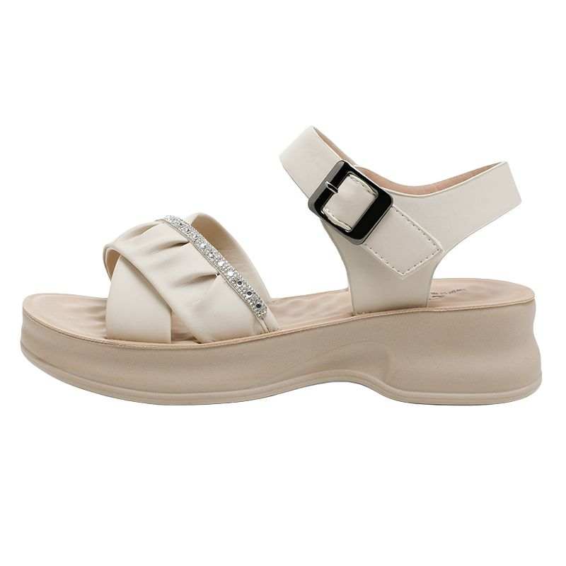 WARRIOR WARRIOR Beach Sandals Women's Beige/Black/Khaki