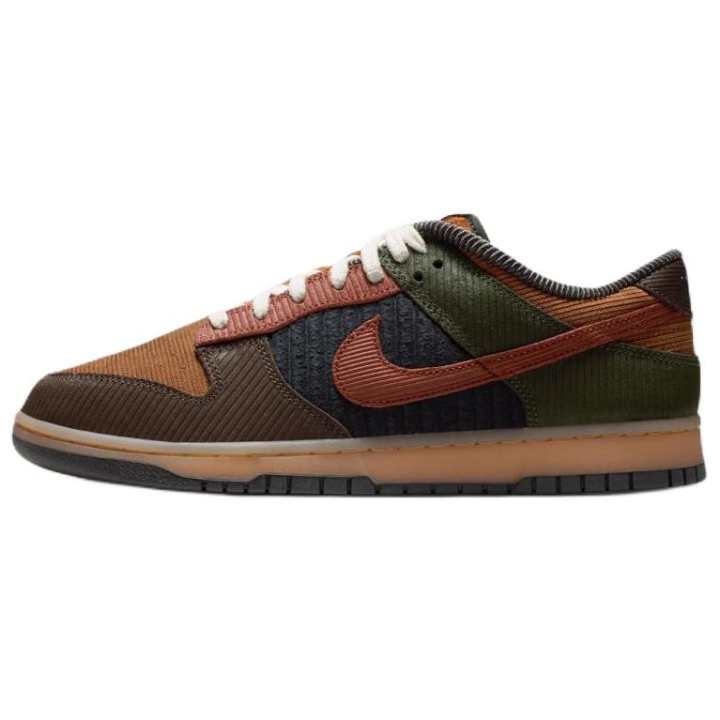 Nike Nike Dunk Skateboard Shoes Unisex Low Top Brown Green