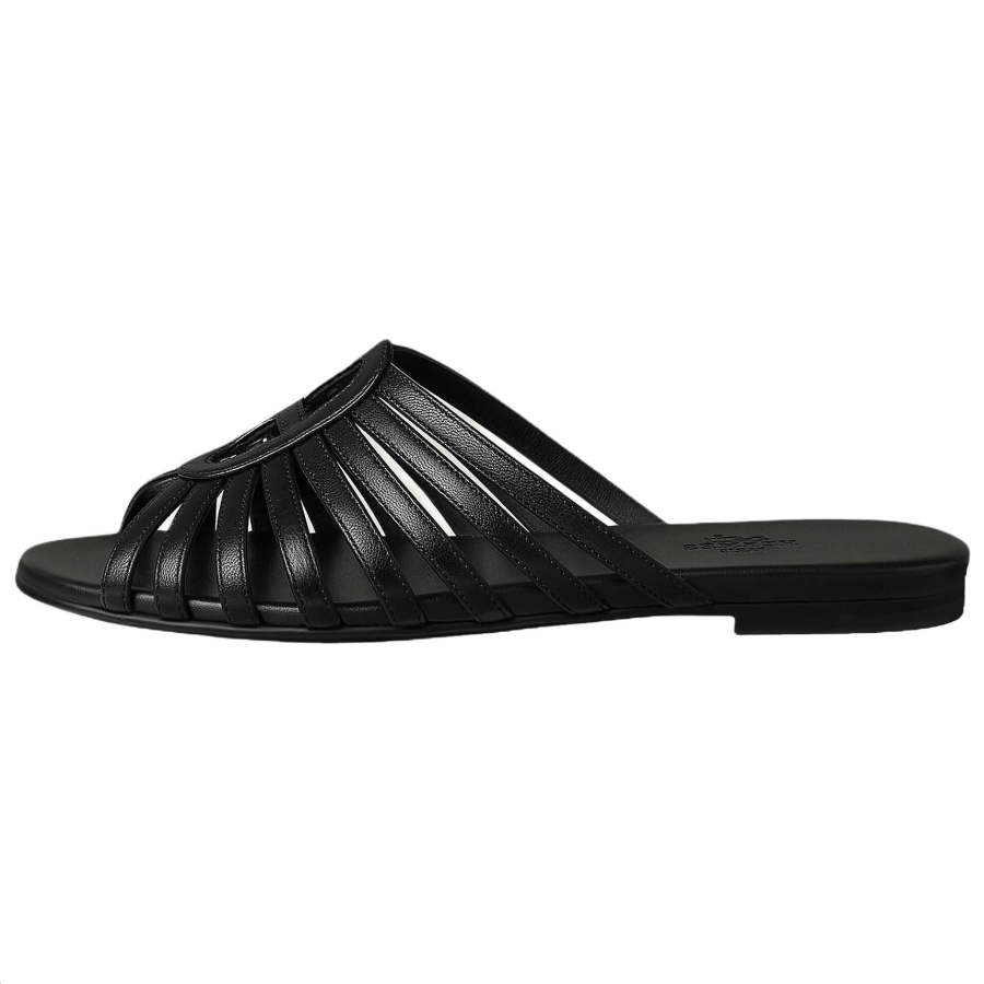 HERMES HERMES Slide Slippers Women's Black