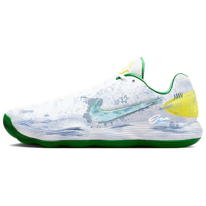 Nike Nike Hyperdunk 2017 Basketball Shoes Men's Low Top White/Green/Yellow