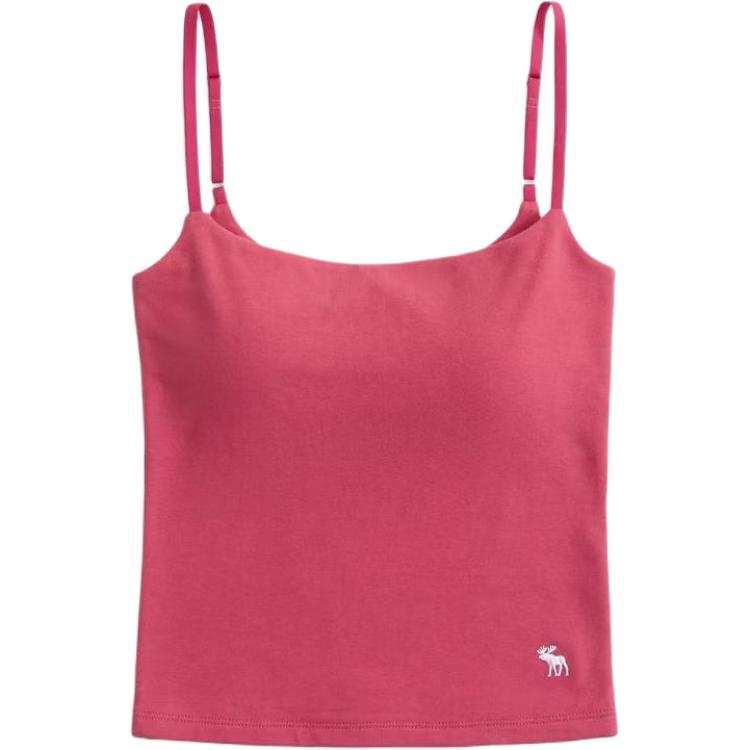 Abercrombie&Fitch Camisoles Women's Pink Moderate Straight Fit