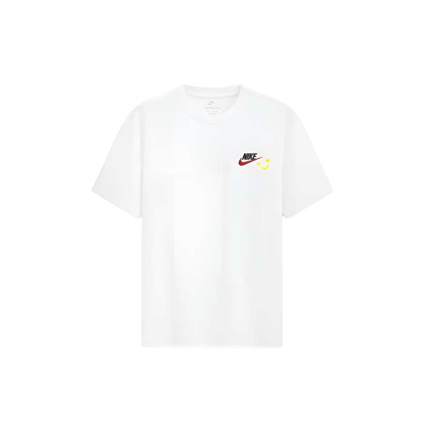 Nike Nike Sportswear T Shirts Unisex White Crew Neck Thin Straight Fit