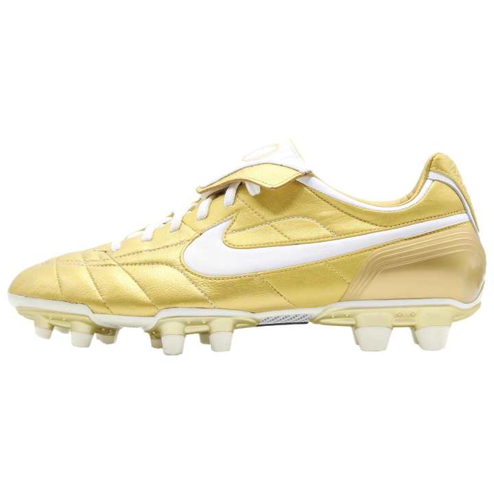 Nike Nike Tiempo Legend R10 Soccer Shoes Men's Gold White