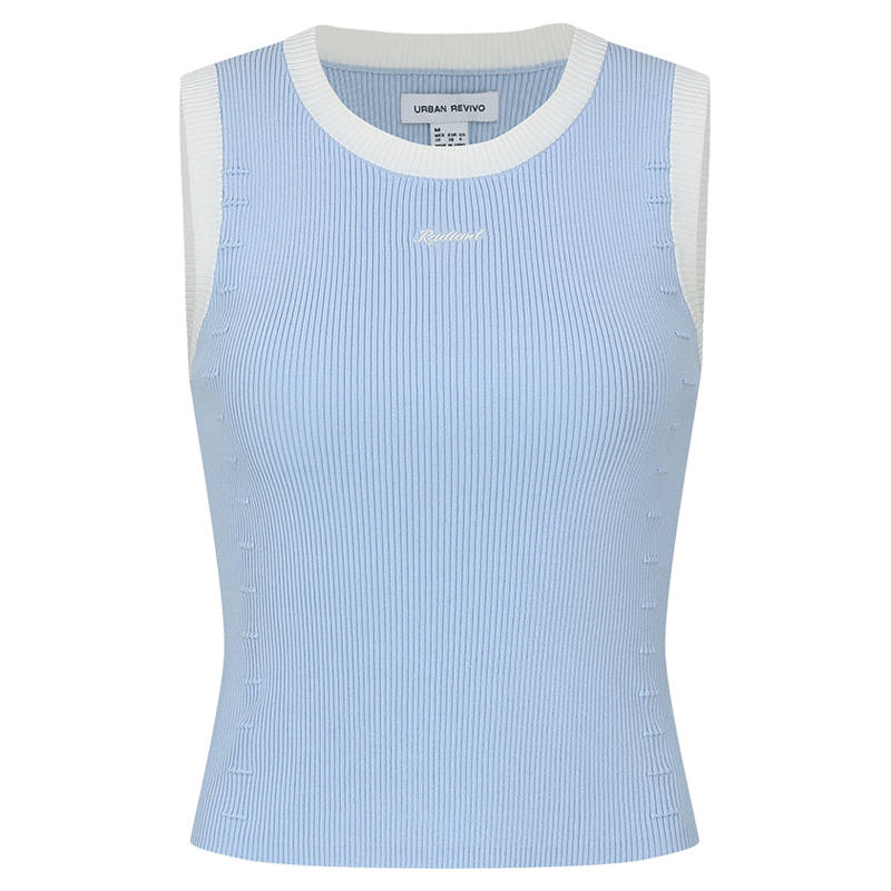 URBAN REVIVO Knitwear Women's U Neck Moderate