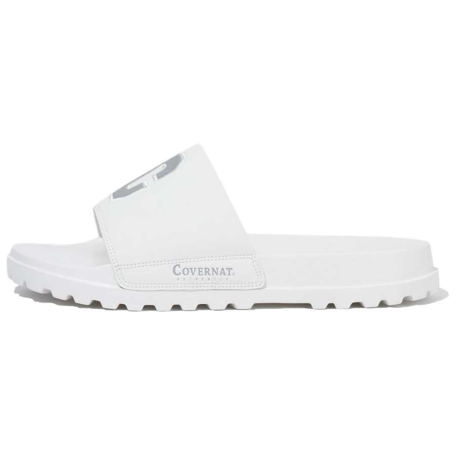 COVERNAT Slide Slippers Unisex White