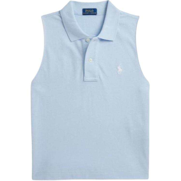 Polo Ralph Lauren Polo Shirts Women's Blue Polo Collar Moderate Straight Fit