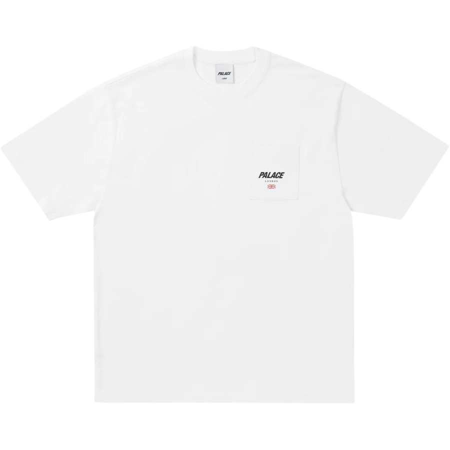 PALACE SS26 Drop2 LOCATION T SHIRT WHITE T Shirt Unisex