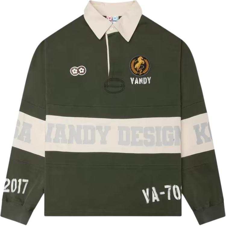 Vandy The Pink SS26 Polo Shirts Unisex Green Polo Collar Moderate Straight Fit