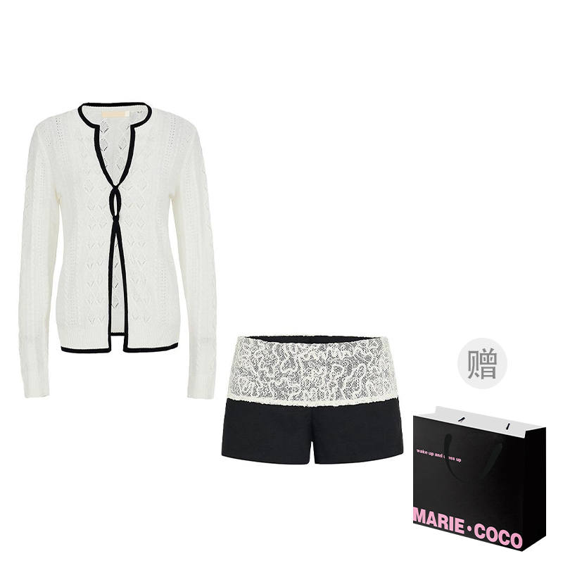 MARIE·COCO Casual Suits Women's V Neck Moderate