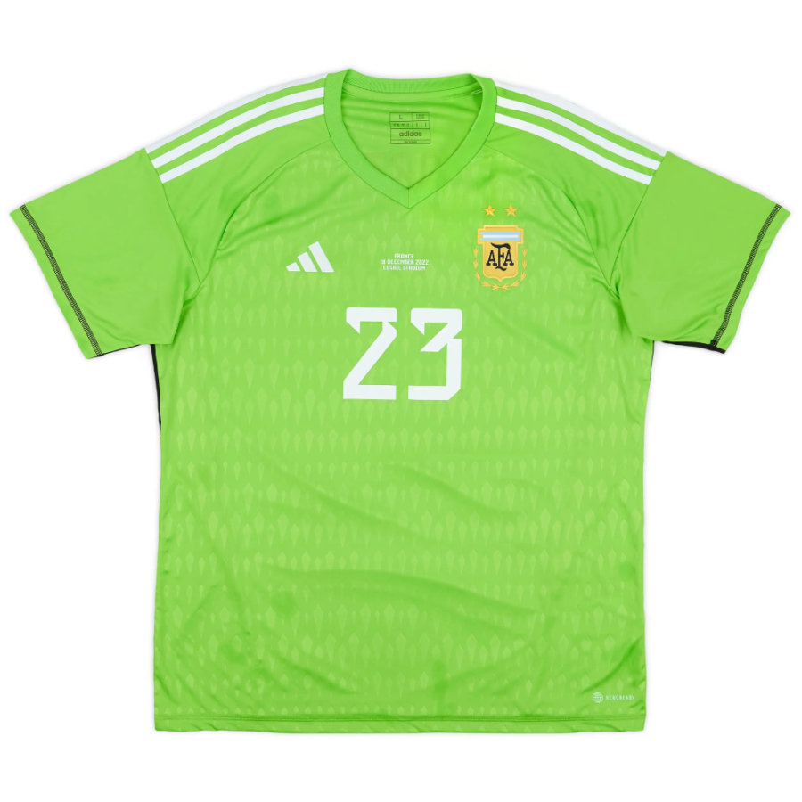 Adidas Adidas Argentina National Team Soccer Jerseys Men's Green V Neck Moderate