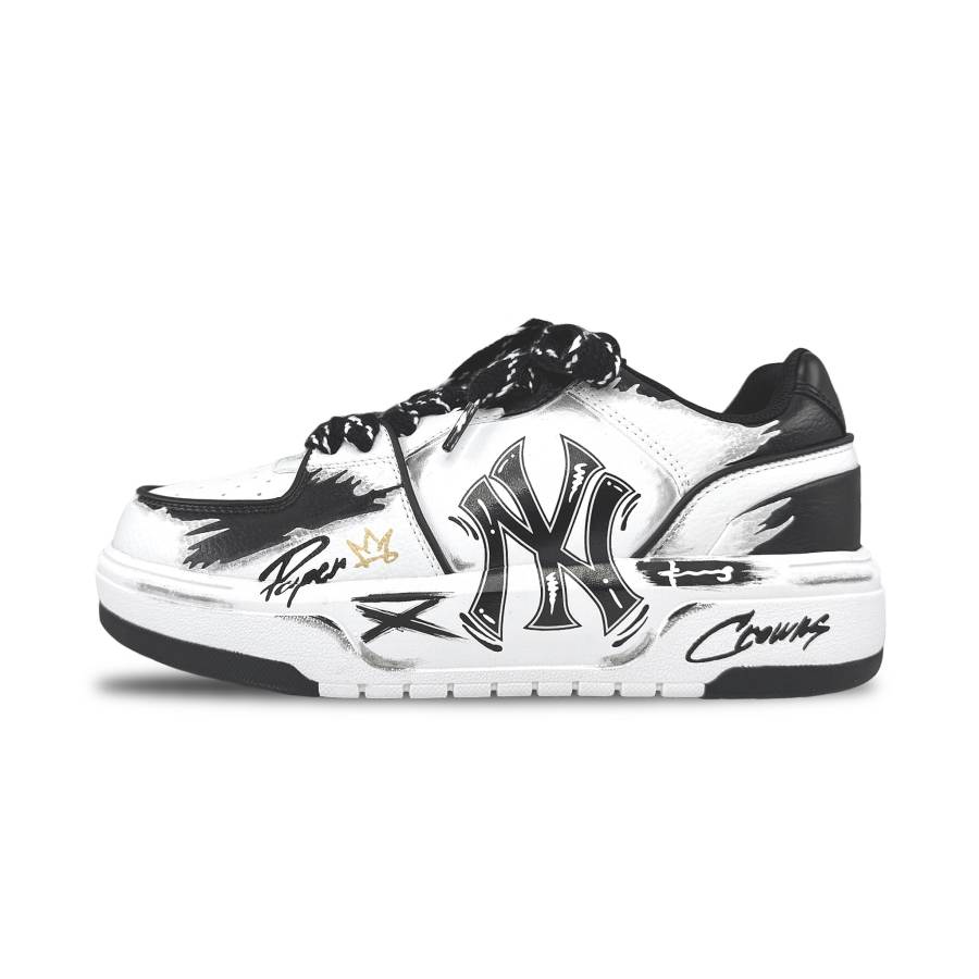 MLB MLB Chunky Liner Skateboard Shoes Unisex Low Top Black, White