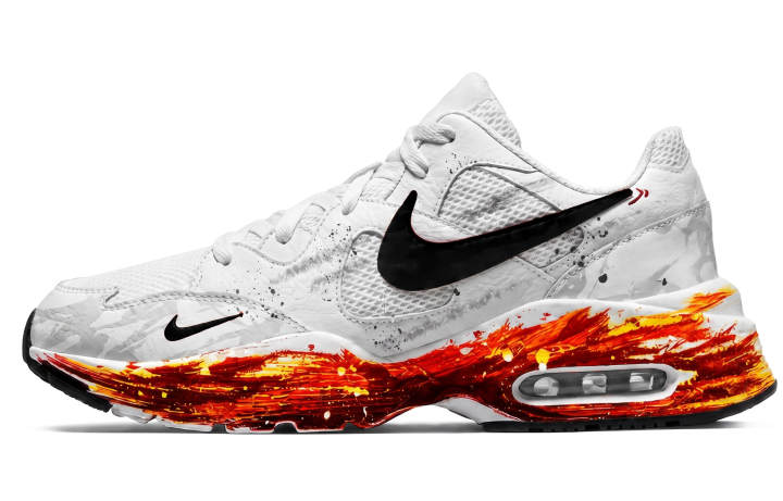 Nike Nike Air Max Fusion Running Shoes Men's Low Top Red