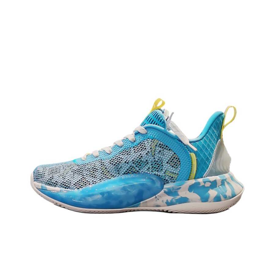 Anta Light Cavalry 6 Minimalist Style Abrasion Resistant Low top Performance Basketball Shoes Men's Blue