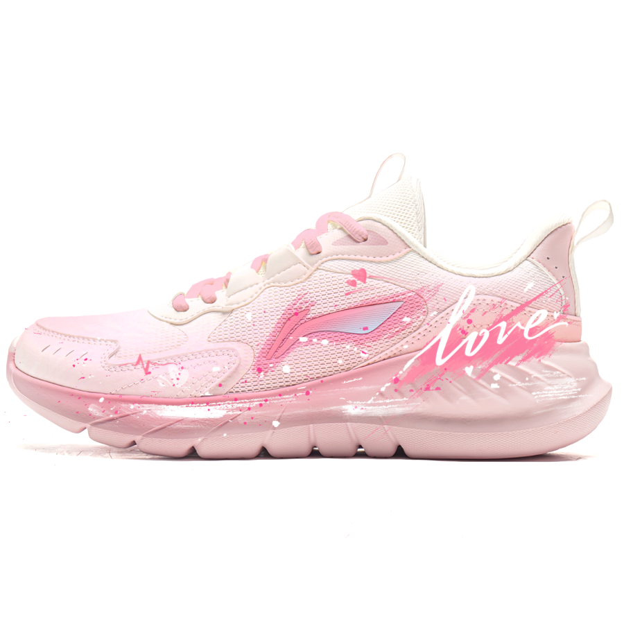 Li-Ning Li Ning Light Lanying Running Shoes Women's Low Top Pink