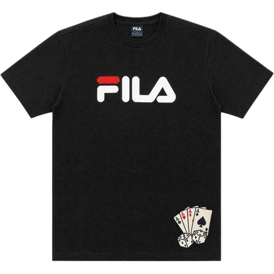 FILA T Shirts Unisex Crew Neck Moderate Straight Fit