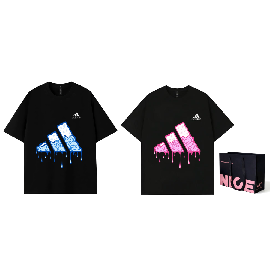 Adidas Adidas MUST HAVES T Shirts Unisex Black Set Crew Neck
